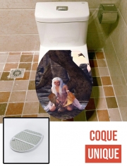 Housse de toilette - Décoration abattant wc Mère des dragons