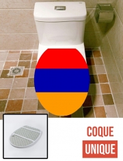Housse de toilette - Décoration abattant wc Drapeau Armenie