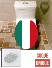 Housse de toilette - Décoration abattant wc Drapeau Italie