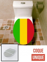Housse de toilette - Décoration abattant wc Drapeau Mali
