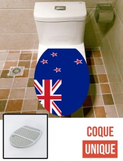 Housse de toilette - Décoration abattant wc Drapeau Nouvelle Zeland