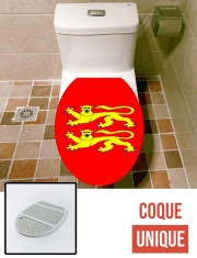 Housse de toilette - Décoration abattant wc Drapeau Normand