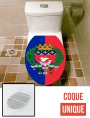 Housse de toilette - Décoration abattant wc Drapeau Paris