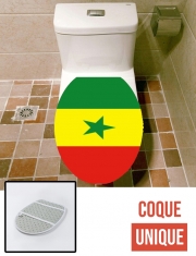 Housse de toilette - Décoration abattant wc Drapeau Senegal