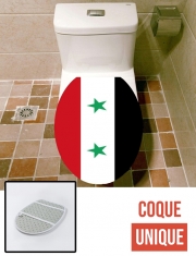 Housse de toilette - Décoration abattant wc Drapeau Syrie