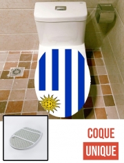 Housse de toilette - Décoration abattant wc Drapeau Uruguay