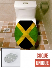 Housse de toilette - Décoration abattant wc Drapeau Vintage Jamaique
