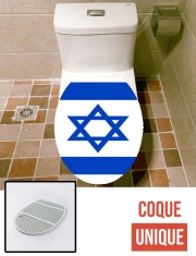 Housse de toilette - Décoration abattant wc Drapeau Israel