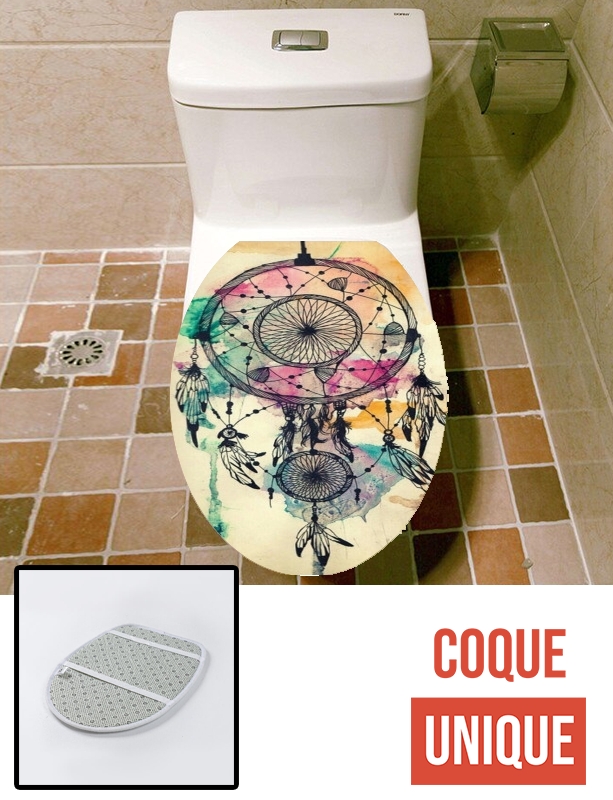 Housse de toilette - Décoration abattant wc Attrape Reve
