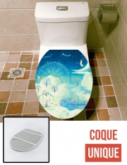 Housse de toilette - Décoration abattant wc Rêve