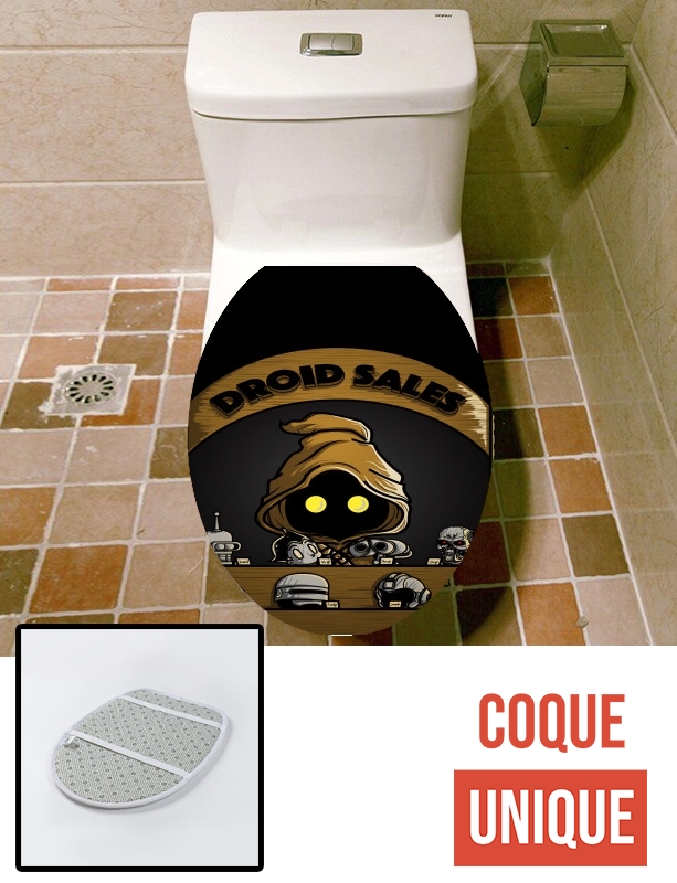 Housse de toilette - Décoration abattant wc Droid Sales