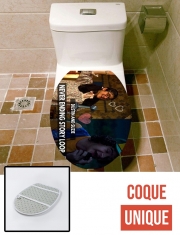 Housse de toilette - Décoration abattant wc dustin and Suzie Never Ending Story