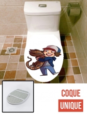Housse de toilette - Décoration abattant wc Dustin x Dart