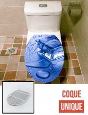 Housse de toilette - Décoration abattant wc Glacon - Envie de froid