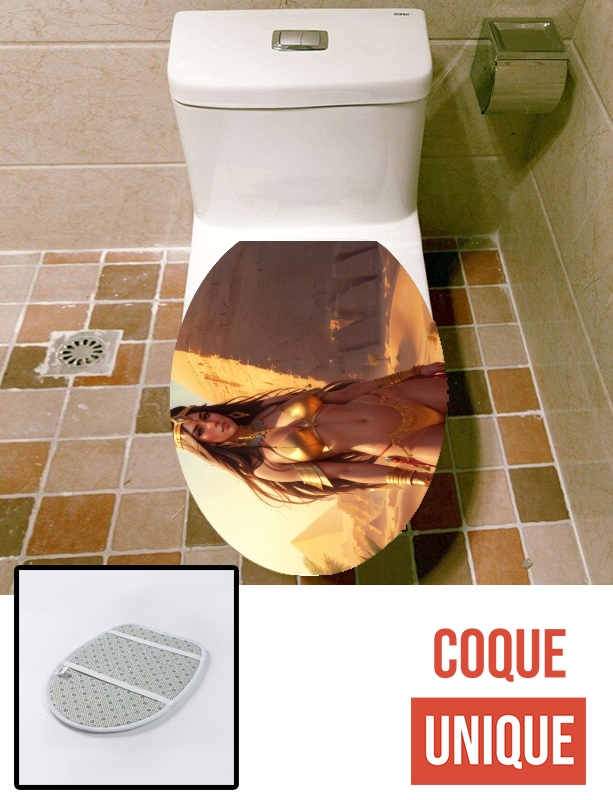 Housse de toilette - Décoration abattant wc Egyptian Queen
