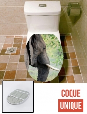 Housse de toilette - Décoration abattant wc Elephant