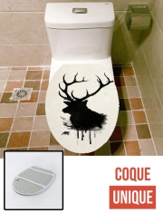 Housse de toilette - Décoration abattant wc Elk