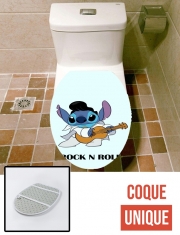 Housse de toilette - Décoration abattant wc Elvis Mashup Stitch
