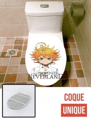 Housse de toilette - Décoration abattant wc Emma The promised neverland