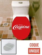 Housse de toilette - Décoration abattant wc Enjoy Cocaine