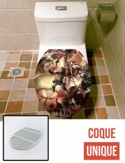 Housse de toilette - Décoration abattant wc Eren Family Art Season 2