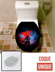 Housse de toilette - Décoration abattant wc Erza Scarlett