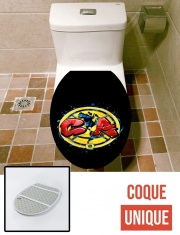 Housse de toilette - Décoration abattant wc Escudo Graffiti Aguilas 