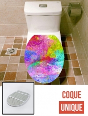 Housse de toilette - Décoration abattant wc eso2