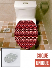 Housse de toilette - Décoration abattant wc Aztec Pixel