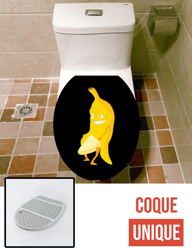 Housse de toilette - Décoration abattant wc Exhibitionist Banana