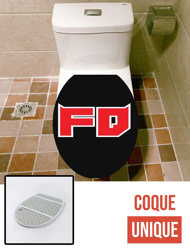 Housse de toilette - Décoration abattant wc Fabio Quartararo The Evil