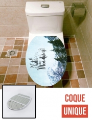 Housse de toilette - Décoration abattant wc Faith Moves Mountains