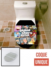 Housse de toilette - Décoration abattant wc Family Guy mashup GTA