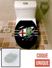 Housse de toilette - Décoration abattant wc Fan Driver Alpha Romeo Griffe Art