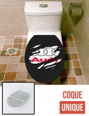 Housse de toilette - Décoration abattant wc Fan Driver Audi GriffeSport