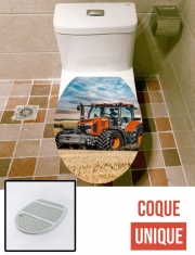 Housse de toilette - Décoration abattant wc Farm tractor Kubota