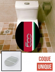 Housse de toilette - Décoration abattant wc Fiat 500 Italia