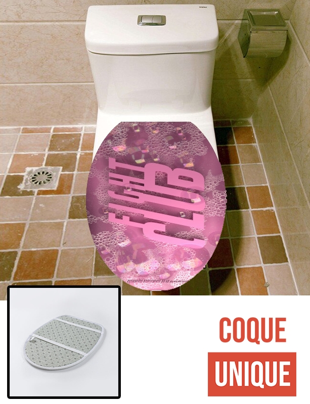Housse de toilette - Décoration abattant wc Fight club soap