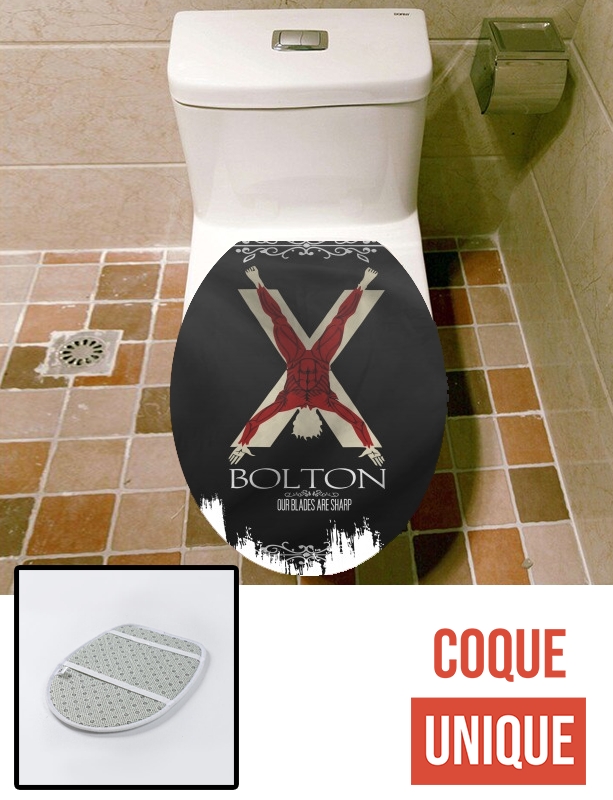 Housse de toilette - Décoration abattant wc Flag House Bolton