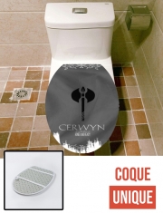 Housse de toilette - Décoration abattant wc Flag House Cerwyn