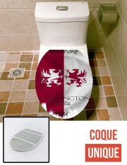 Housse de toilette - Décoration abattant wc Flag House Connington
