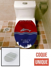 Housse de toilette - Décoration abattant wc Flag House Tully