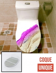 Housse de toilette - Décoration abattant wc FLAWLESS PINK