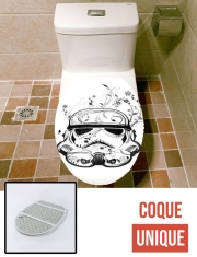 Housse de toilette - Décoration abattant wc Flower Trooper