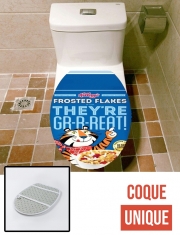 Housse de toilette - Décoration abattant wc Food Frosted Flakes