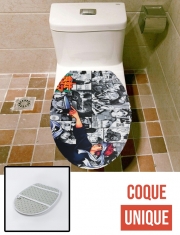 Housse de toilette - Décoration abattant wc Food Wars