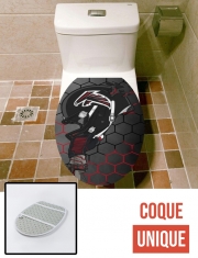 Housse de toilette - Décoration abattant wc Football Helmets Atlanta
