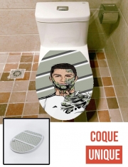 Housse de toilette - Décoration abattant wc Football Legends: Cristiano Ronaldo - Real Madrid Robot