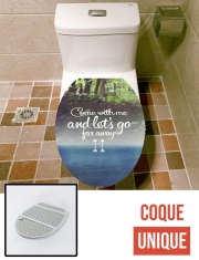 Housse de toilette - Décoration abattant wc Forest