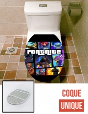 Housse de toilette - Décoration abattant wc Fortnite - Battle Royale Art Feat GTA